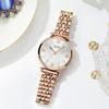Reloj de Mujer Goldie Fashion Escama de Diamante Banda de Acero Nuevo Celebridad de Internet Explosión de Moda Resistente al Agua Reloj de Cuarzo