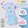 Novo Estilo 2025 Roupa de Banho Infantil Princesa Elsa, Conjunto de Duas Peças Estiloso com Proteção Solar Secagem Rápida para Meninas