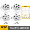 Base Móvil Universal con Rodamientos de Bolas, Base de Acero sin Taladro, Ruedas Adhesivas Silenciosas para Muebles de Dormitorio