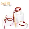 Cintas de Bendición de Templo de Montaña Famoso, Cintas Rojas de Deseos, Pulseras de Bendición, Cintas Auspiciosas de Paz, Cintas de Adoración Ancestral del Área del Templo