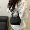 Bolso Pequeño Plateado Súper Popular del Verano para Mujer 2026 Nuevo de Moda Versátil Bolso Cruzado Bolso de Mano de Alta Gama Bolso Cubo