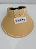 Visera de Verano para Niños, Sombrero con Visera, Sombrero con Protección Solar para Niños y Niñas, Sombrero de Sol Lindo, Sombrero de Sol para Bebé, A prueba de viento con Ala Ancha