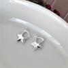Pendientes de estrella con alfiler de plata 925 para mujer, diseño de nicho simple, estilo moderno y elegante, nuevos pendientes de verano