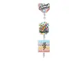 Porta-Crachá Retrátil de Acrílico, Clipe de Crachá Divertido, Porta-Crachá de Identificação Retrátil Fofo, Porta-Crachá Retrátil Personalizado com Glitter Fácil de Puxar