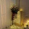 Balao transparente com bola de onda luminosa, buquê de rosas, presente para Tanabata Dia dos Namorados para impulsionar a barraca