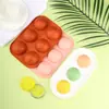 Molde Mousse Semi-Circular Grande de 6 Agujeros para el Hogar Molde de Silicona Hemisférico de 8 Agujeros para Pastel DIY Molde para Hornear Dim Sum