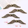 Retro Liga de Prata Imitação Tailandesa Contas Espaçadoras de Asas de Anjo Pulseira DIY Colar Acessórios de Joias Fabricante Atacado