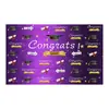 Bandera Banners de Temporada de Graduación 2026 Transfronteriza Parejas de Banner Decoración de Bandera de Fondo para Fiesta de Graduación Cortina de Puerta Bandera Colgante Personalización