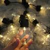 Luz Atmosférica Estilo Camping ao Ar Livre Luz de Bola Grande Cordão de Luzes Lâmpada Ledg50 Cordão de Luzes Tenda de Dossel Luz Decorativa Estilo Camping Bateria