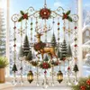 Colgante de ventana de Navidad innovador y lindo de gran venta transfronterizo, decoraciones navideñas para ventana hechas a mano