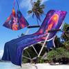 Funda para silla de playa transfronteriza bolsa para silla de playa de microfibra modelos de océano con impresión digital 3D se pueden pedir uno por uno