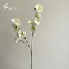 Flores Artificiais de Papoula com Múltiplas Cabeças e 2 Ramos Decoração de Casamento Adereços para Fotografia Arranjo de Mesa de Casamento Atacado Transfronteiriço