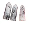 Cristal Natural Pedra Bruta Pilar Pontiagudo Pilar de Cristal Semi-precioso Cristal Branco Citrino Prisma Hexagonal Ornamento de Mesa Atacado