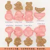 Mini Moldes para Galletas de Dibujos Animados Sanrio Hogareños Moldes de Sandía Estéreo 3D Corte a Presión Horneado de Fondant Hecho a Mano