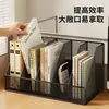 Estante para documentos, organizador de escritorio de oficina, estante para libros y archivos A4, soporte metálico para libros, estante de almacenamiento integrado multifuncional
