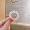 Elásticos de Cabelo Coloridos Estilo Fio de Telefone para Meninas Alta Aparência Elásticos Lisos Alta Elasticidade Cordas de Cabelo Duráveis Acessórios de Cabelo Venda por Atacado Transfronteiriça