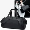 Bolsa de Viagem Grande Capacidade para Curta Distância Separação Úmido e Seco Bolsa para Esportes Aquáticos Fitness Armazenamento Multifuncional Bolsa de Bagagem Transversal