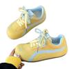 Zapatillas Blancas de Mujer Estilo Alemán con Suela Gruesa de Nicho, Modelo Popular Nuevo Otoño 2026, Zapatos Versátiles Campus Casual con Panel de Cuero
