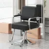 Cadeira de barbeiro, cadeira de cabeleireiro moderna, cadeira especializada para corte de cabelo, altura ajustável, giratória, assento de alta qualidade para permanente e coloração