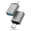 Adaptador de Aleación de Aluminio Tipo C Adaptador USB a Tipo C Transmisión Otg Adecuado para Convertidor Xiaomi Multifunción