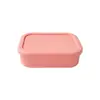 Lonchera de Silicona de Grado Alimenticio Amazon, Apta para Microondas, Sellada para Almacenamiento, Lonchera Calentable