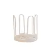 Estante de cocina apilable para guardar tazones y platos, organizador de platos, estante de almacenamiento y secado para cocina