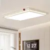 Lámpara de Techo Minimalista Italiana para Sala de Estar, Lámpara Minimalista Moderna para Dormitorio, Lámpara Rectangular Atmosférica para Recibidor, Lámparas para Toda la Casa con Protección Ocular