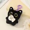 Pingente de Boneca de Pelúcia Desenho Animado, Boneca de Gato Fofa e Adorável, Acessórios DIY, Acessórios de Brinquedo de Pelúcia