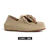 Shougu SHOUGU Moda Accesorios para la Cabeza Birkenstock Medias Zapatillas Ropa de Abrigo para Mujer 2026 Otoño Nuevo Casual Zapatos de Cordones Individuales