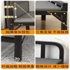 Cama individual plegable habitación de alquiler para el hogar cama dura dormitorio de adultos cama simple cama de hierro portátil cama de acompañamiento cama extra