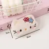 Novo pingente de brinquedo de pelúcia de gatinho fofo, broche, presilha de cabelo, decoração de chaveiro para roupas e mochilas, pequeno acessório de pelúcia
