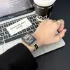 Adequado para pulseira Xiaomi Mi Band 9 Pro, metal e couro com diamantes brilhantes, 8 Pro Redmi 654, nova pulseira da moda para meninas