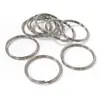 Argola Grande para Chaves de Aço Inoxidável 55mm, Argola de Metal Resistente à Ferrugem para Uso Externo, Argola de Aço Espessada de Fio Duplo para Chaves