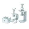 Braçadeira de Tigre de Aço Inoxidável 304 Braçadeira de Tubo em Forma de U em Forma de C Braçadeira Fixa Quadrada para Tubo de Aço Braçadeira com Anel de Levantamento Apertada à Mão