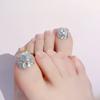 Adesivos de Unha do Pé Vestíveis, Adesivos de Manicure, Adesivos de Arte para Unha do Pé, Unhas e Unhas do Pé Falsas Removíveis Brilhantes Diamante Clareadoras, Produtos Acabados