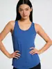 Top de Yoga em Estoque para Mulheres, Top Esportivo de Secagem Rápida, Roupa para Corrida e Fitness, Top sem Mangas com Costas Nadador, Lindo Design nas Costas