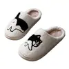 Pantuflas de Algodón Cálidas y Ligeras de Invierno Estilo Nuevo, Pantuflas de Interior de Dibujos Animados de Gatito, Pantuflas de Comercio Exterior Transfronterizo, Pantuflas para el Hogar