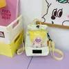 Bolso de hombro transparente dulce estilo ins japonés, bolsa para botella de agua para niñas y estudiantes universitarios, bolso cruzado de alta apariencia para salidas
