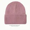 Chapéu de Pelo de Coelho para Mulheres, Novo Chapéu de Tricô Versátil da Moda Outono e Inverno, Chapéu Quente de Tricô para Proteção Auricular, Espessado da Moda