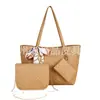 Bolsa Grande Fresca y Dulce para Mujer 2026 Nuevo Set de 3 Piezas Bolso Tote Casual de Viaje Bolso de Hombro Billetera