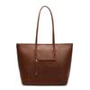 Este ano, a moda mais vendida, estilo simples, cor sólida, grande capacidade, bolsa tote, lazer, todos os tipos de estilo, bolsa de ombro feminina