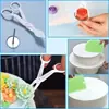 Amazon França Conjunto de Bicos para Confeitar com 62 Peças Ferramenta de Assar Combinação Saco de Confeitar para Bolo Creme Clipe de Vedação