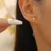 Brincos Casuais de Nicho Elegantes com Haste Ondulada e Franja, Coração Borboleta Estrela, Estilo Ins para Mulheres