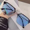 Gafas que Cambian de Color Moda para Hombre Miopía Configurable Montura Grande Cachorros Montura de Gafas Guapa Cara Grande Media Montura Lentes Planos