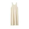 Vestido de Cachemira para Mujer 100% Cachemira Pura Otoño e Invierno Nuevo Tejido de Punto de Cuello Redondo Cepillado Jersey de Punto de Largo Medio