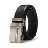 Cinto masculino de couro sintético, fivela automática, adequado para Amazon e AliExpress, cinto versátil para calças, comércio transfronteiriço