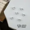 Laço de Liga com Strass para Unhas, Acessórios de Nail Art, Laços Prateados Brilhantes Versáteis para Unhas, Pequenos Acessórios DIY Usáveis