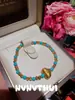 Collar Vintage Italiano de Flor de Lirio Real con Piedras Preciosas, Color Oro Antiguo, Pulsera de Calabaza con Perlas Láser
