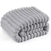 Manta de rayas transfronteriza, manta multifuncional para siesta, manta de franela de verano para aire acondicionado, manta pequeña, funda de manta para sofá, manta de coche