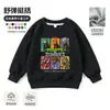 Plantas vs.. Roupas de Zumbi Camiseta de Manga Longa Meninos Outono Inverno Plus Veludo Solta Infantil Desenho Animado Jogo Tendência Moletom